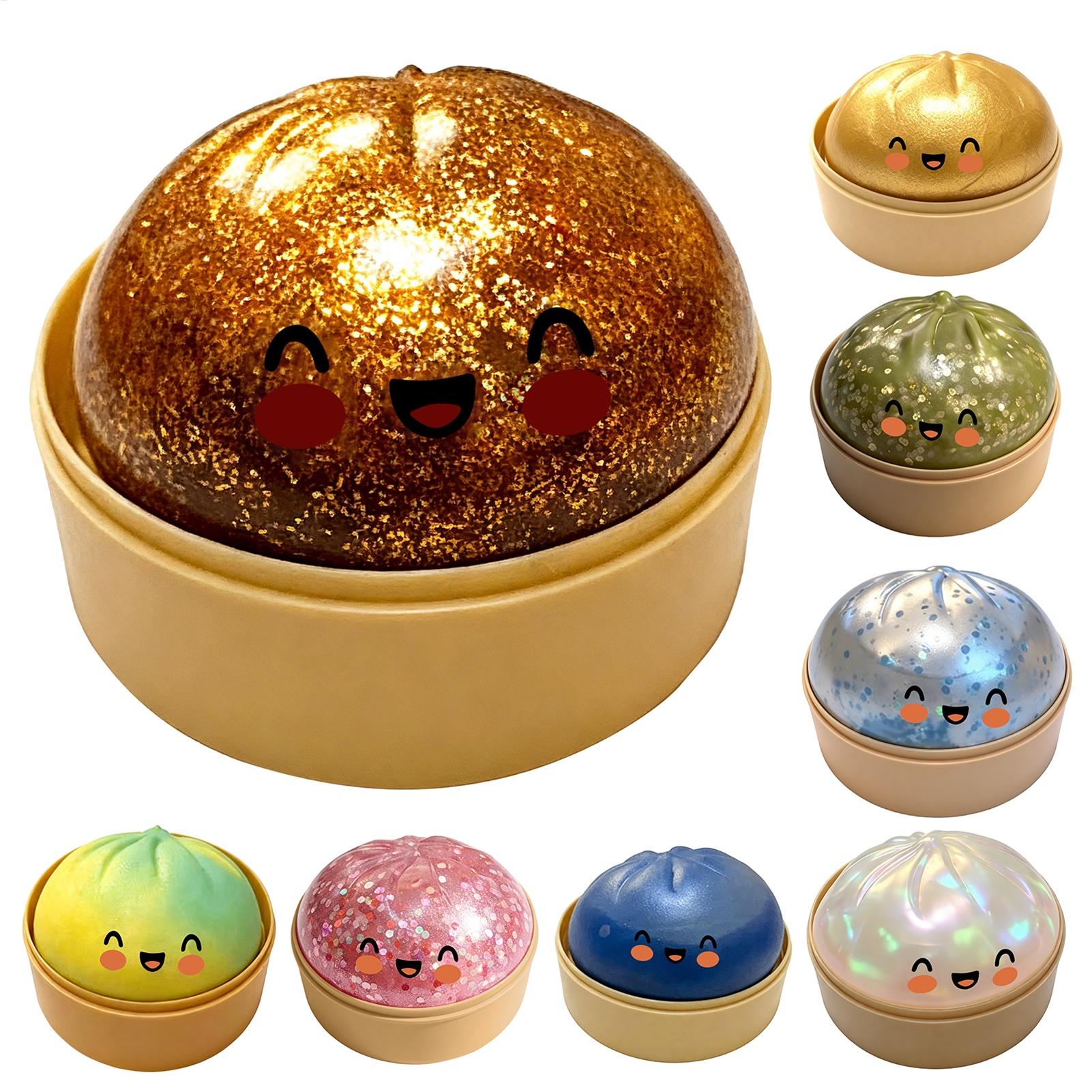 Kids Toys Dumplings - Simulation Flash Dumpling Pressure Ball Slow