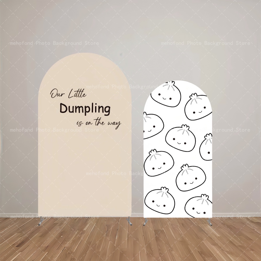 Kids Toys Dumplings - Mehofond Arch Backdrop Our Little Dumpling