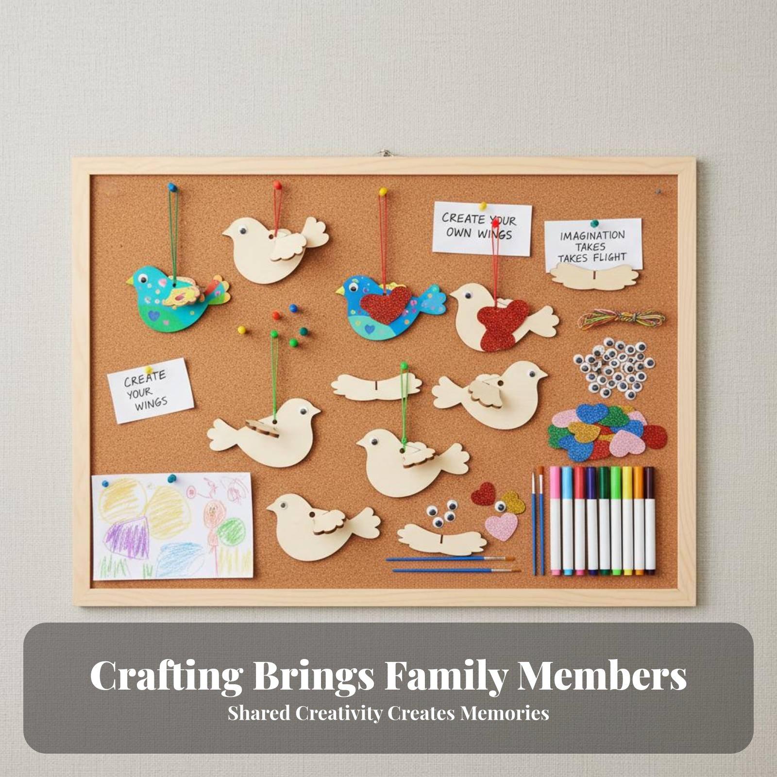 DIY Wooden Bird Ornament Craft - đánh giá và giá Kid Toys And Craft