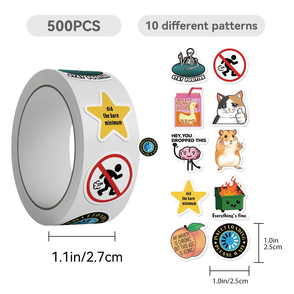 500pcs Funny Emotion Meme Stic - đánh giá và giá Kids Toys Laptop