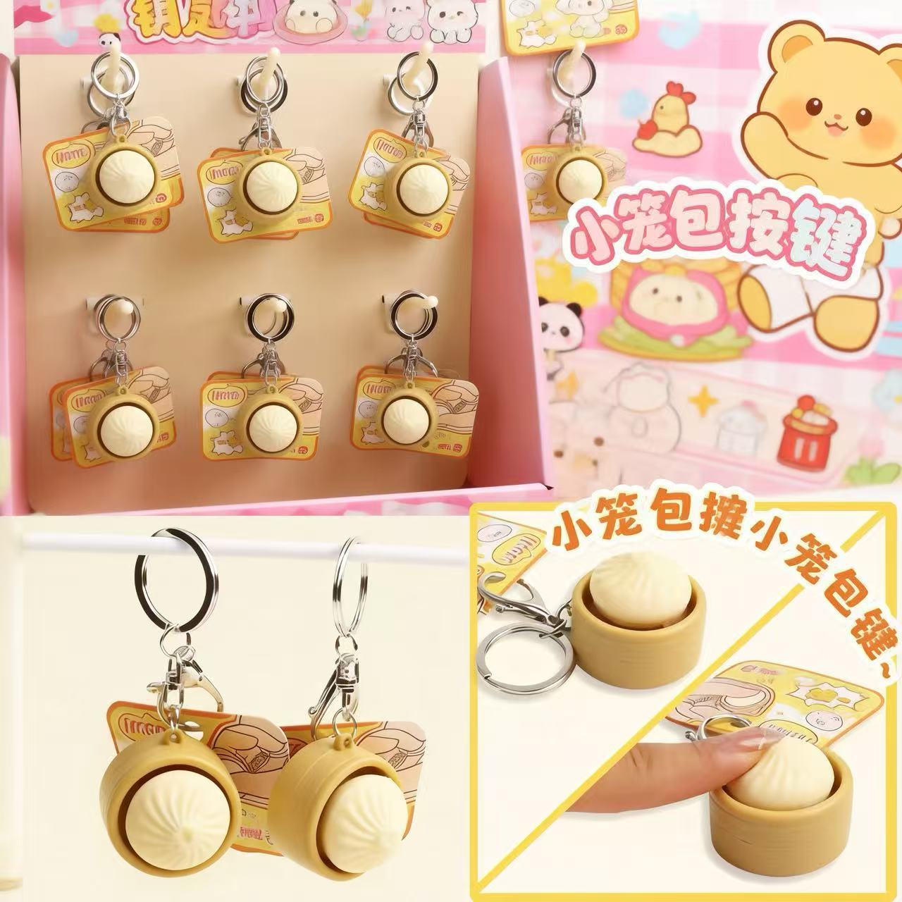 Mini Squishy Dumplings Button  - đánh giá và giá Kids Toys Dumplings