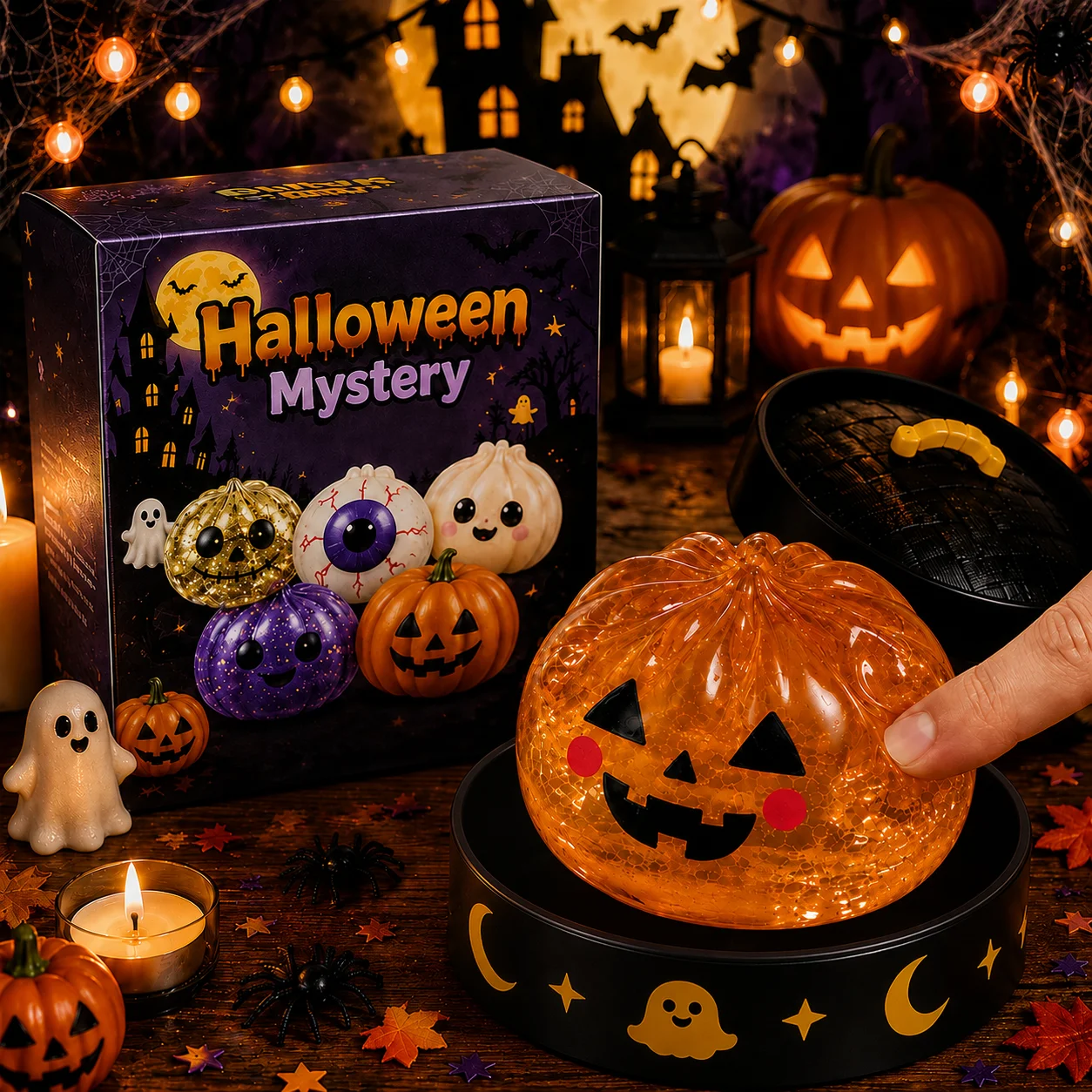 8.5CM  Halloween Ghost Dumplin - đánh giá và giá Kids Toys Dumplings