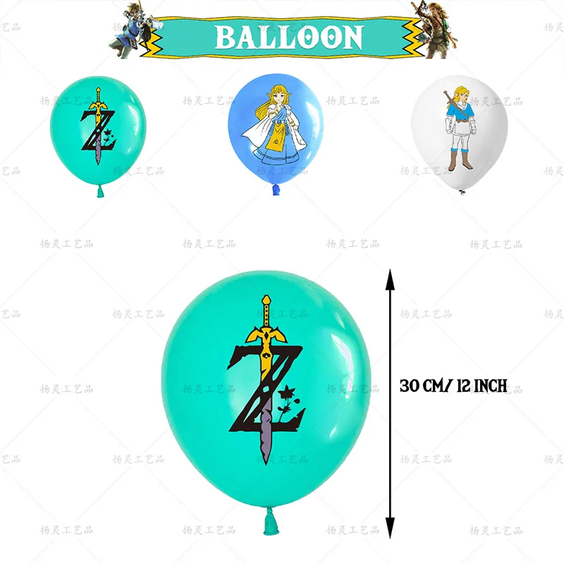 Cartoon Zelda Theme DIY Balloo - đánh giá và giá Banner Kids Toys
