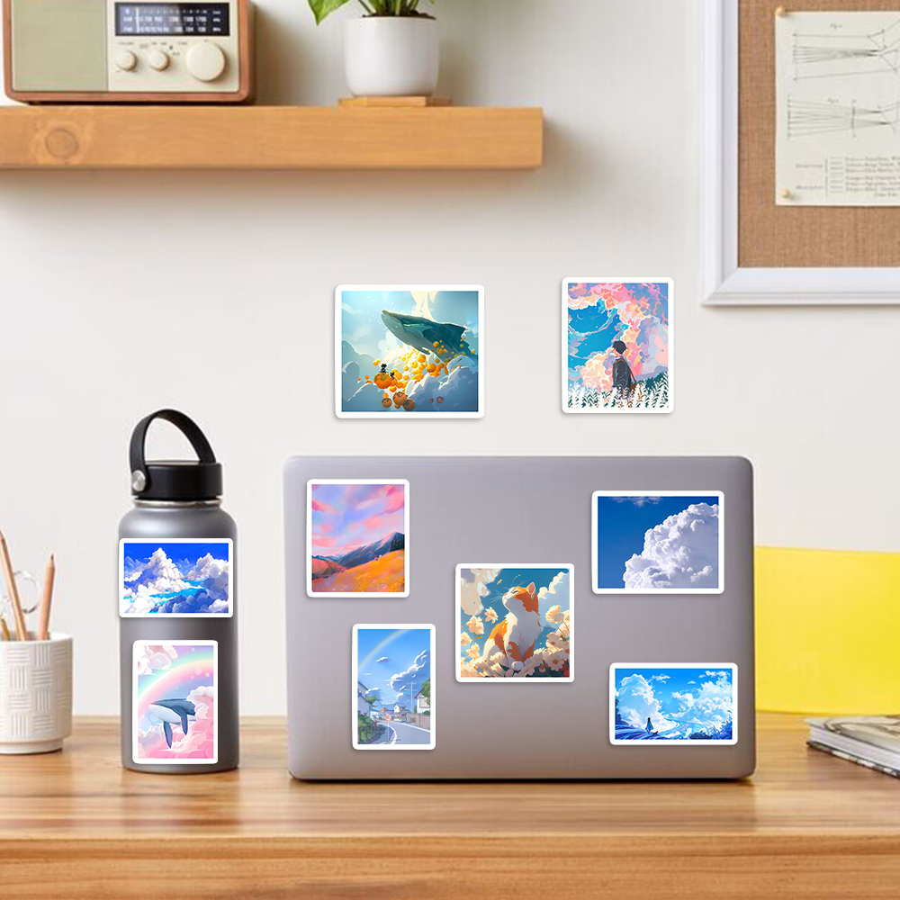 Aesthetic Cloud Illustration S - đánh giá và giá Kids Toys Laptop