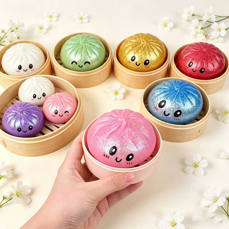 Glitter Dumpling Squishy Toy J - đánh giá và giá Kids Toys Dumplings