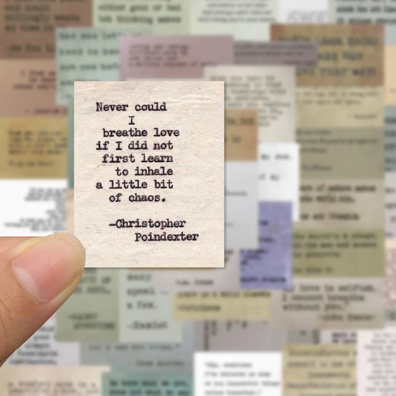 60PCS Vintage Motivational Phr - đánh giá và giá Kids Toys Quotes