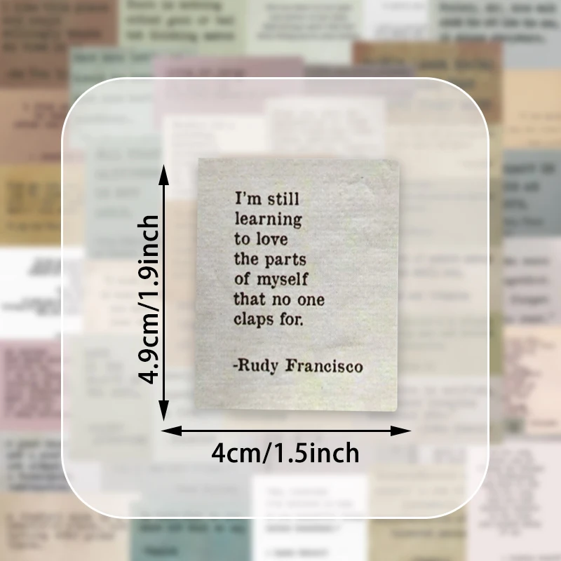 60PCS Vintage Motivational Phr - đánh giá và giá Kids Toys Quotes