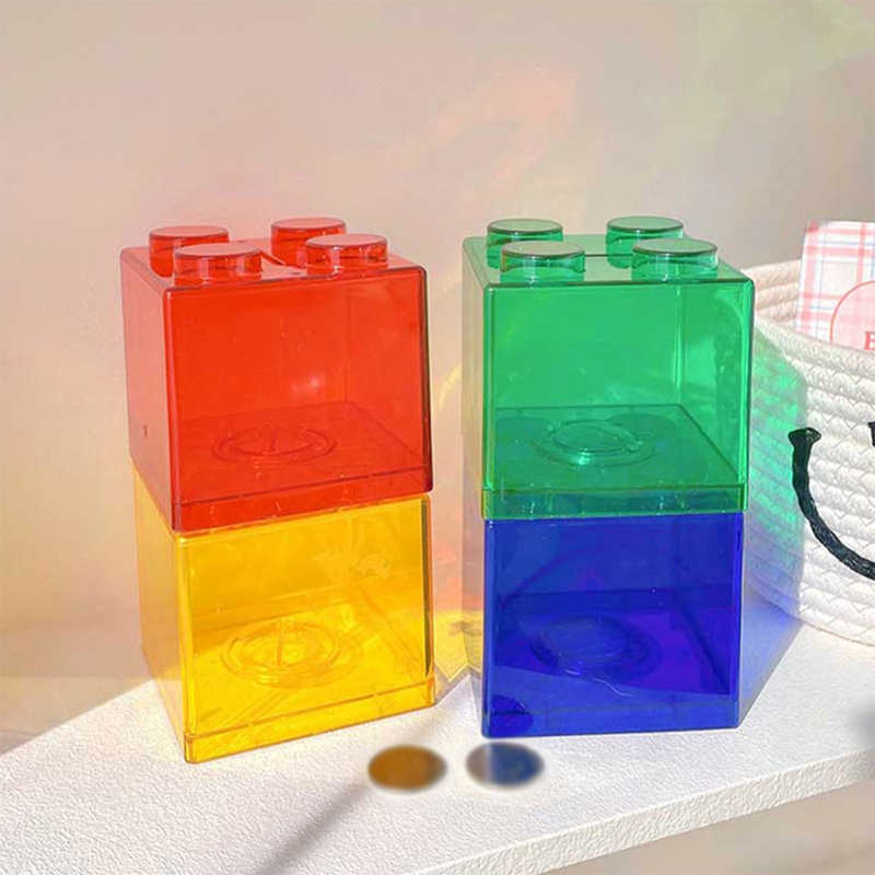 Blocks Shape Coin Box Kids Mon - đánh giá và giá Kids Storage Toys