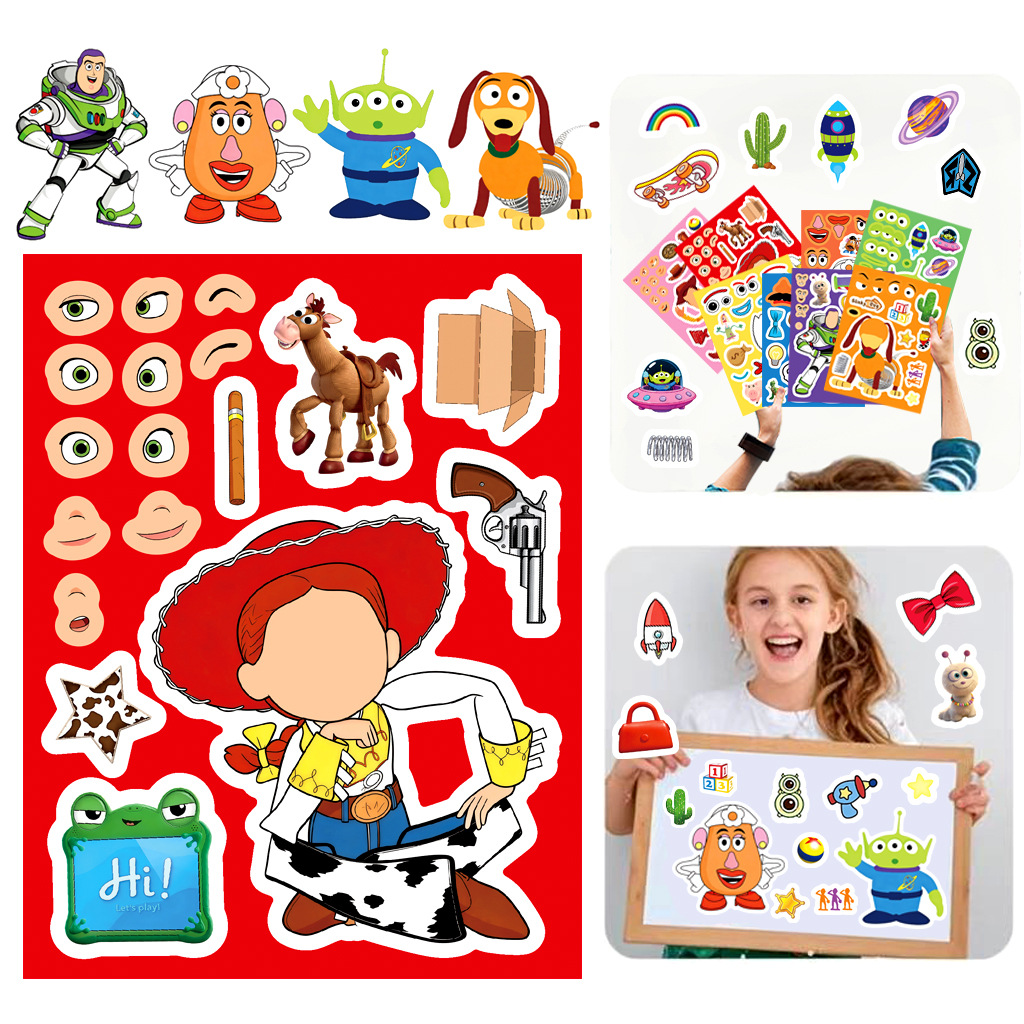 Toy Story 5 Make a Face Sticke - đánh giá và giá Kid Toys And Craft