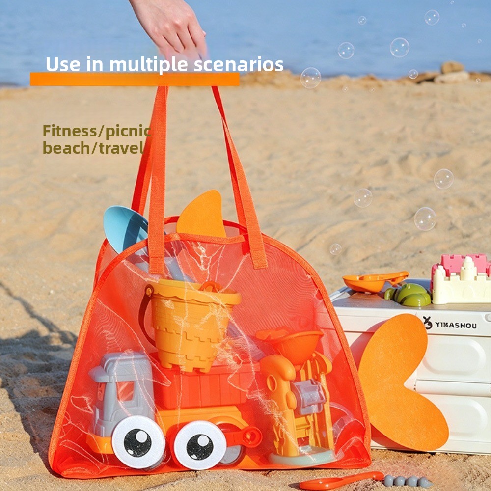 Kids Mesh Beach Bags Colorful  - đánh giá và giá Kids Storage Toys