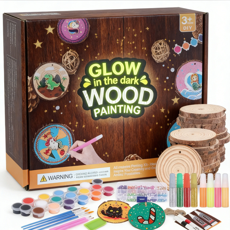 Kids Glow in Dark Wood Paintin - đánh giá và giá Kid Toys And Craft