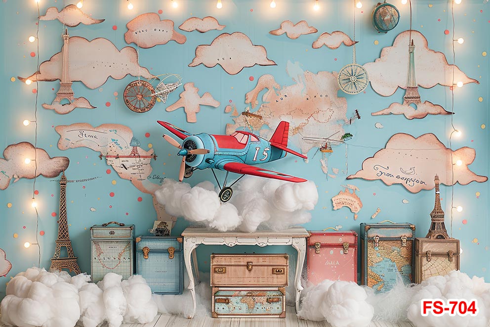 Birthday Backdrop Wooden Toy A - đánh giá và giá Banner Kids Toys