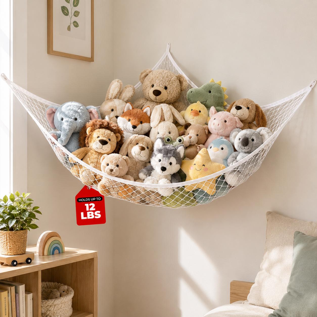 Mesh Toy Storage Hammock Hangi - đánh giá và giá Kids Storage Toys
