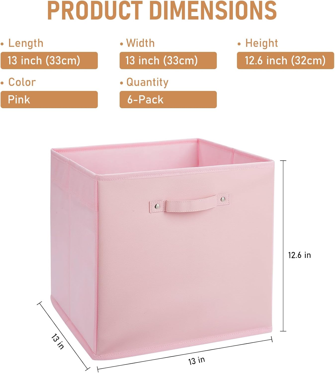 Garvee 6-Pack 13 Inch Storage  - đánh giá và giá Kids Storage Toys