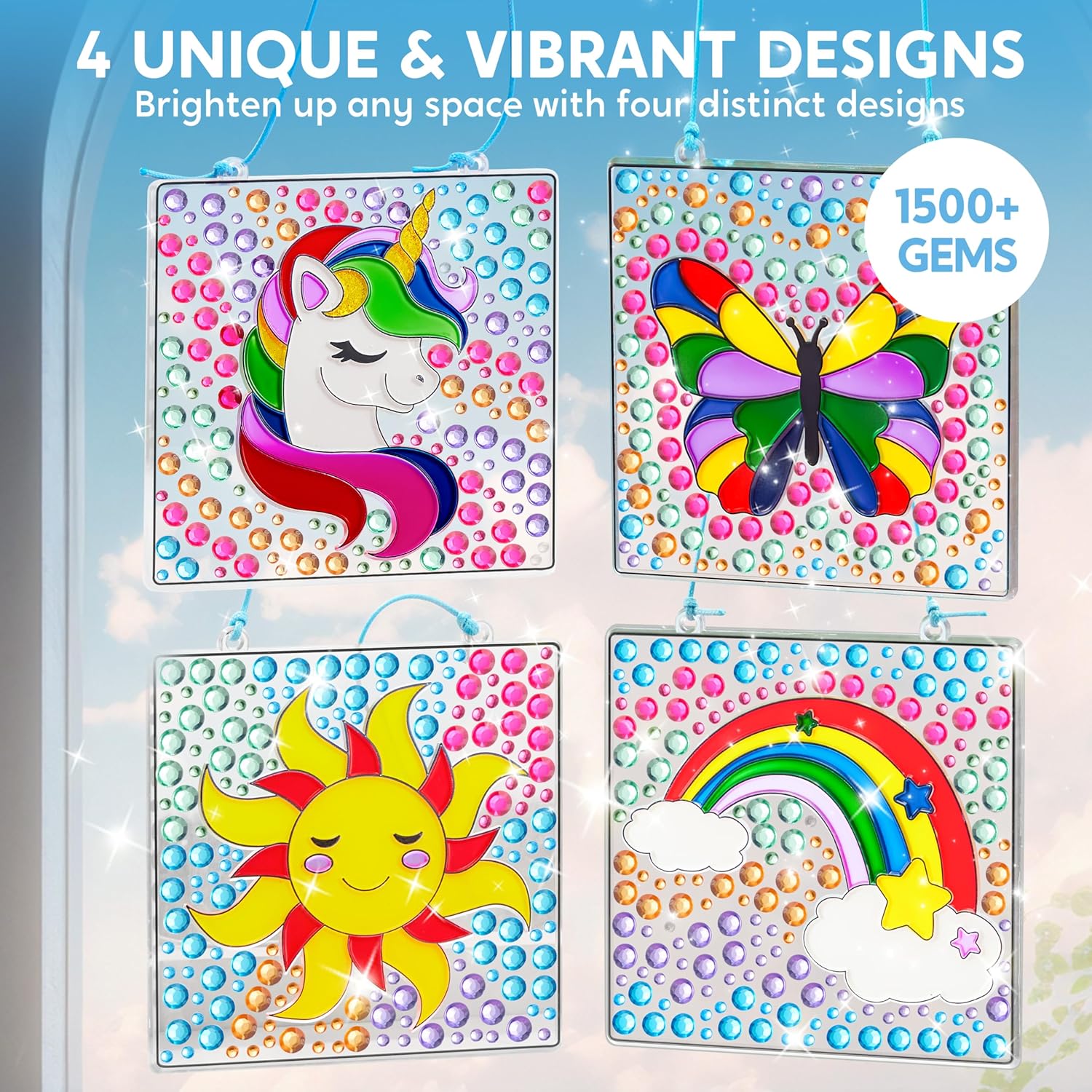 JOYFY 4PCS Window Art 2-in-1 G - đánh giá và giá Kid Toys And Craft