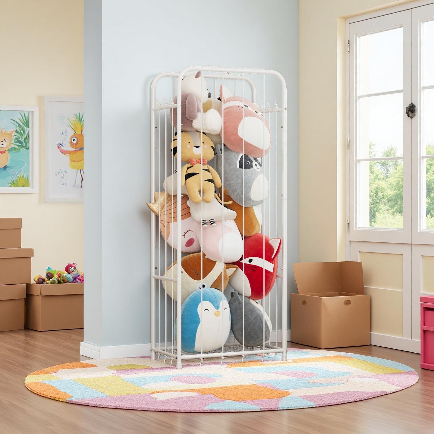 Vertical Stuffed Animal Storag - đánh giá và giá Kids Storage Toys