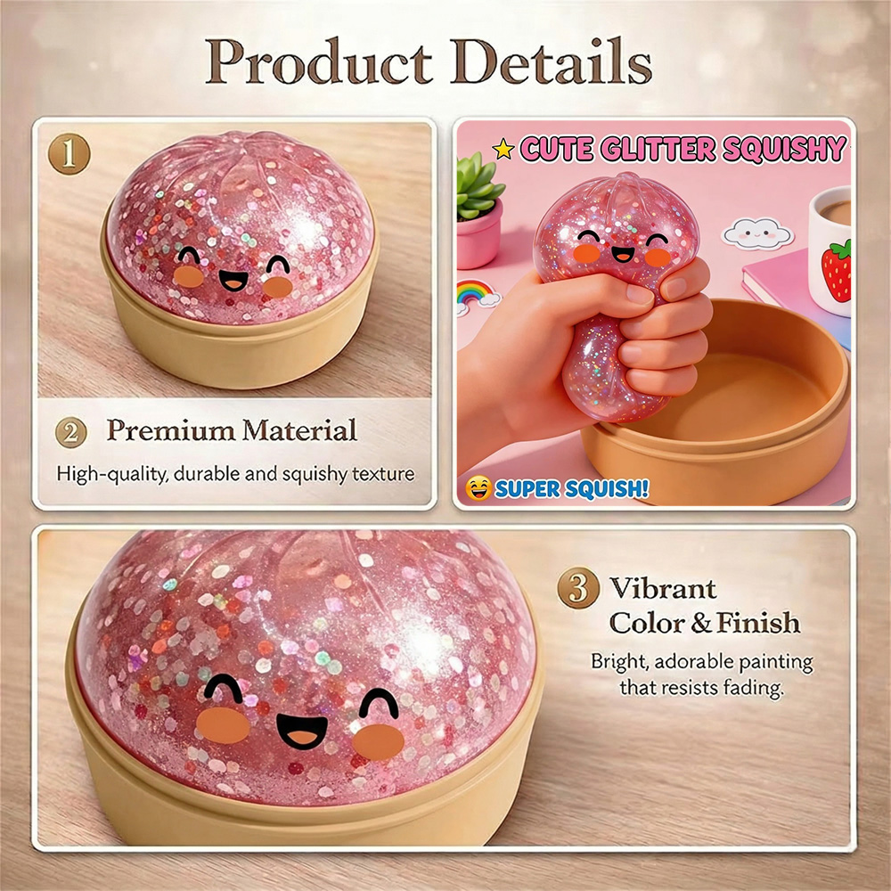 Hot Cute Dumpling Squishy Toy  - đánh giá và giá Kids Toys Dumplings