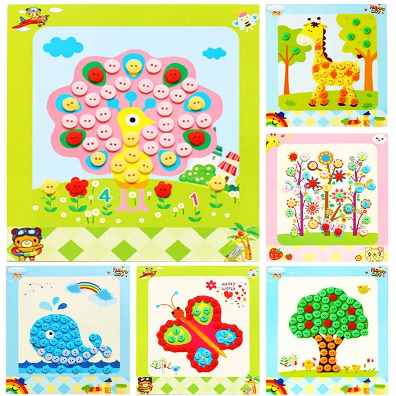 5Pcs/set Children DIY Button S - đánh giá và giá Kid Toys And Craft