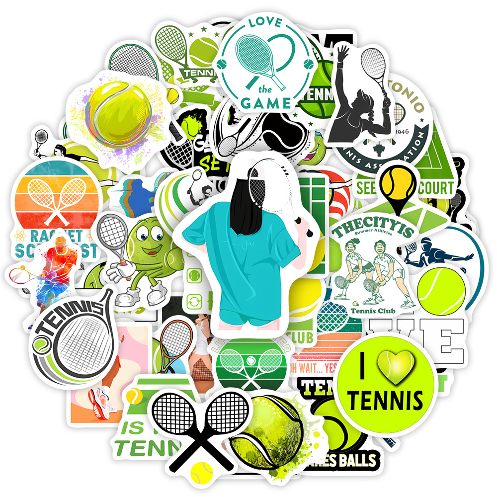 Tennis Theme Lovers Sticekrs D - đánh giá và giá Kids Toys Laptop