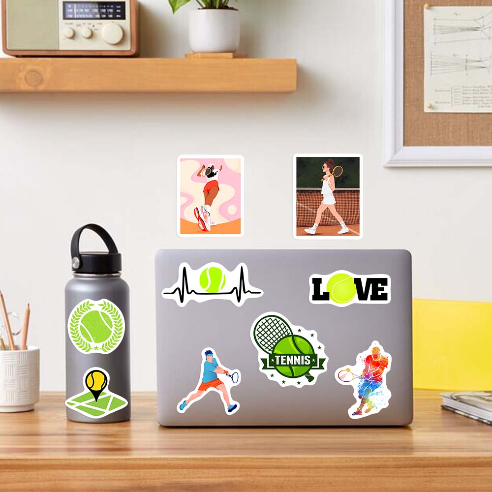 Tennis Theme Lovers Sticekrs D - đánh giá và giá Kids Toys Laptop