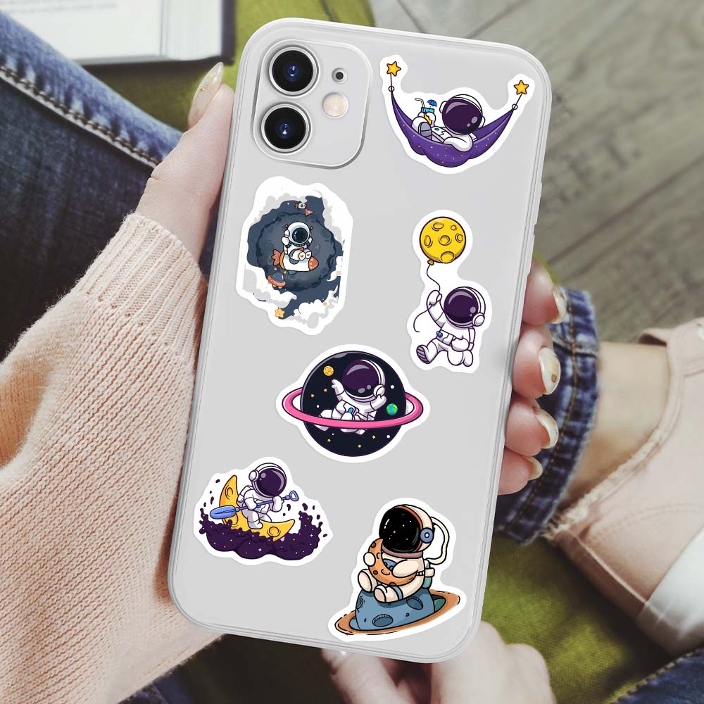 Cute Cartoon Astronaut Sticker - đánh giá và giá Kids Toys Laptop